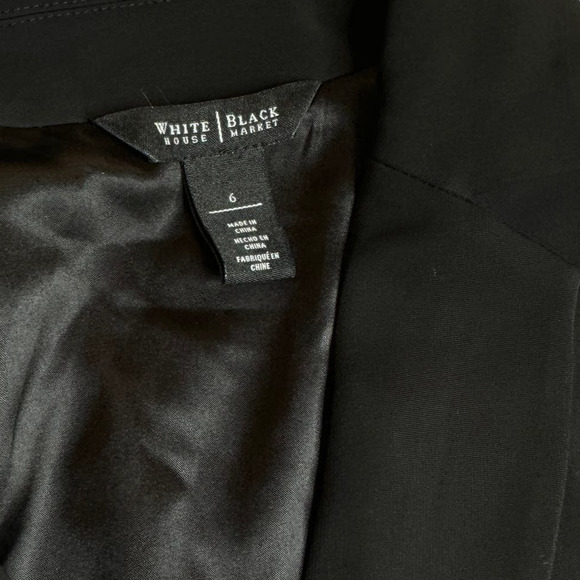 White House Black Market Tuxedo Sleeveless Jumpsuit Tuxedo Double breasted Sz 6 - Picture 5 of 16